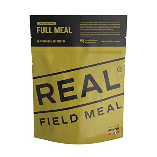 drytech Real Turmat Full Meal gefriergetrocknete Expeditionsnahrung, Geschmacksrichtung: Pasta Bolognese von REAL FIELD MEAL