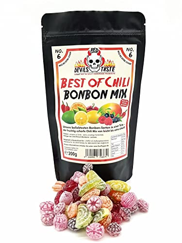 BEST OF CHILI BONBON MIX - von mild zu extra scharf - 200g - RED DEVILS TASTE von RED DEVILS TASTE