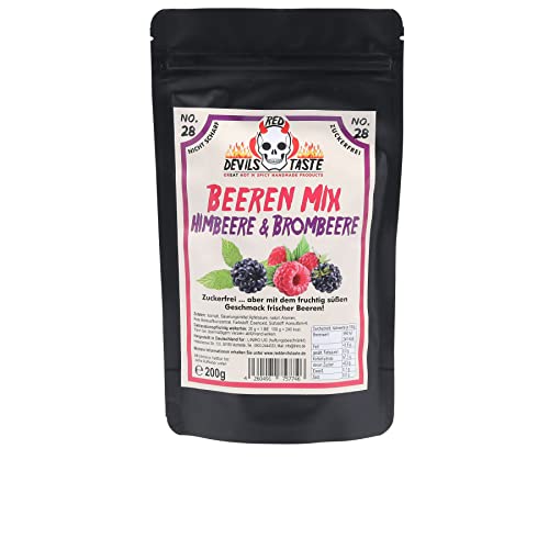 Beeren Mix - Himbeere & Brombeere - nicht scharf - zuckerfrei - Hotskala: 0 - RED DEVILS TASTE von RED DEVILS TASTE