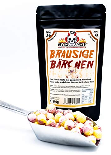 "Brausige Bärchen" Kinderbonbons - mild - 200g - Hotskala: 0 - RED DEVILS TASTE von RED DEVILS TASTE