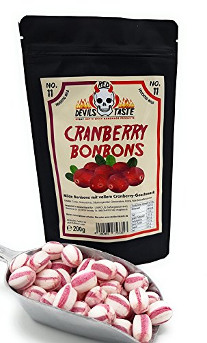 Cranberry Bonbon - mild - 200g - RED DEVILS TASTE - RED DEVILS TASTE von RED DEVILS TASTE