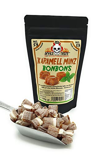 Karamell Minz Bonbon - mild - 200g - Hotskala: 0 - RED DEVILS TASTE von RED DEVILS TASTE