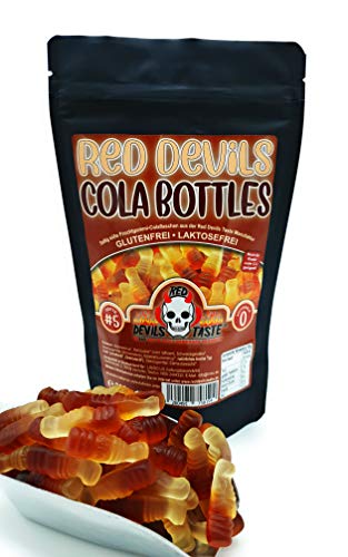 RED DEVILS COLA BOTTLES - 200g - im ZIP Beutel wiederverschließbar von RED DEVILS TASTE