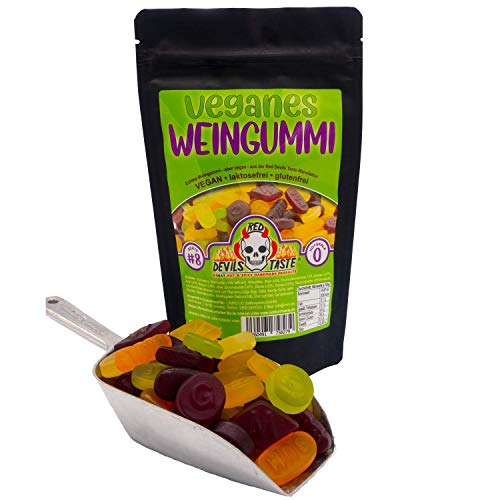 Veganes Weingummi - sehr leckeres veganes Weingummi - 200g im ZIP Beutel von RED DEVILS TASTE