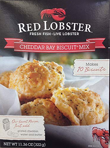 Red Lobster Cheddar Bay Keksmischung für 10 Kekse, 322 g, 2 Stück von RED LOBSTER