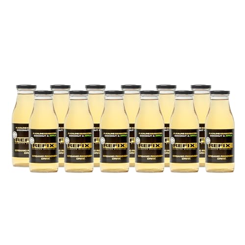 Getränk zur Erholung REFIX - Basis Meereswasser und Kokoswasser, kalorienarm, organisch, ohne zugesetzten Zucker, vegan, natürliche Mineralstoffe - Kokosnuss und Ananas + Kokosnuss und Apfel - 12 Flas Getränk zur Erholung REFIX - Basis Meereswasser und Kokoswasser, kalorienarm, organisch, ohne zugesetzten Zucker, vegan, natürliche Mineralstoffe - Kokosnuss und Ananas + Kokosnuss und Apfel - 12 Flas von REFIX