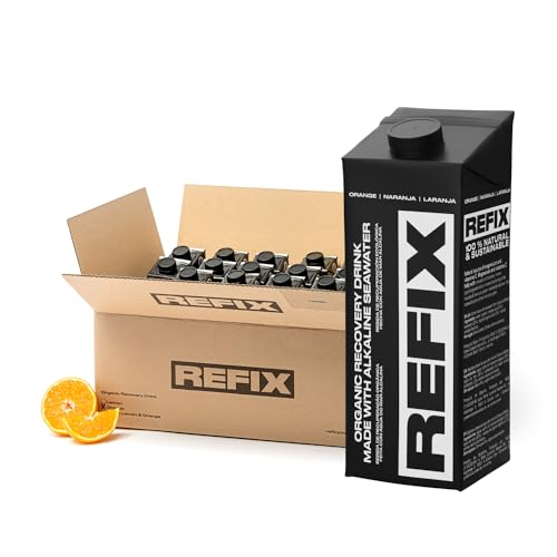 REFIX Orange 24 Tetrapak - Organic Recovery Drink von REFIX