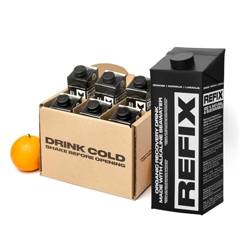 REFIX Orange 6 Tetrapak - Organic Recovery Drink von REFIX