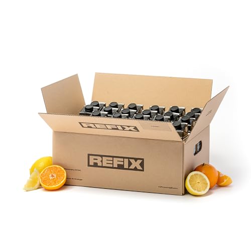 REFIX Orange und Zitrone 24 Tetrapak - Organic Recovery Drink von REFIX