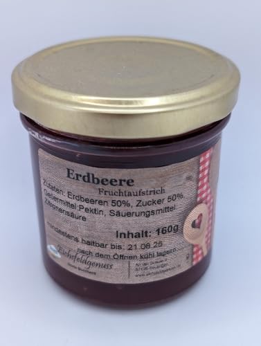 REGIONALA24 - Erdbeer- Fruchtaufstrich Handmade Manufaktur Erdbeermarmelade Marmelade REGIONALA24 - Erdbeer- Fruchtaufstrich Handmade Manufaktur Erdbeermarmelade Marmelade von REGIONALA