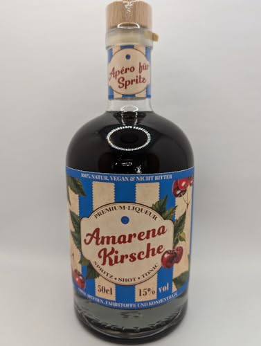 REGIONALA24 - Fruchtiger Spritz Shot Tonic "Amarena Kirsche" 500ml - 15% vol Manufaktur Likör REGIONALA24 - Fruchtiger Spritz Shot Tonic "Amarena Kirsche" 500ml - 15% vol Manufaktur Likör von REGIONALA