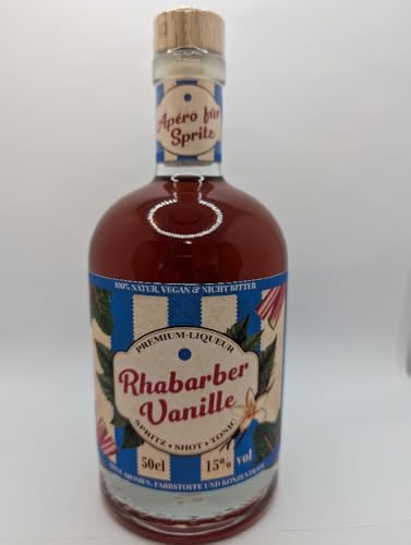 REGIONALA24 - Fruchtiger Spritz Shot Tonic "Rhabarber Vanille" 500ml - 15% vol. Manufaktur REGIONALA24 - Fruchtiger Spritz Shot Tonic "Rhabarber Vanille" 500ml - 15% vol. Manufaktur von REGIONALA
