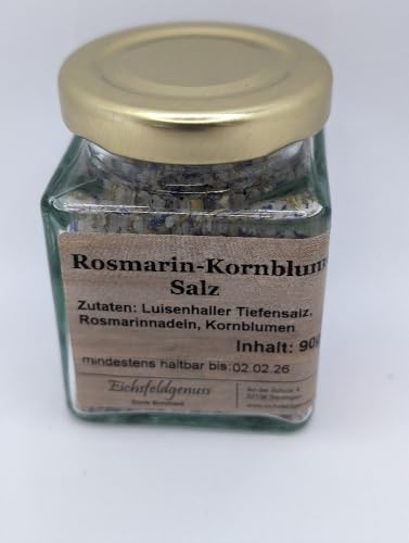REGIONALA24 - Rosmarin-Kornblumen-Salz Handmade Manufaktur Gewürzmischung Würzsalz REGIONALA24 - Rosmarin-Kornblumen-Salz Handmade Manufaktur Gewürzmischung Würzsalz von REGIONALA