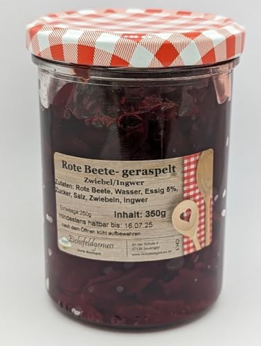 REGIONALA24 - Rote Beete geraspelt mit Ingwer und Zwiebel Manufaktur Handmade REGIONALA24 - Rote Beete geraspelt mit Ingwer und Zwiebel Manufaktur Handmade von REGIONALA