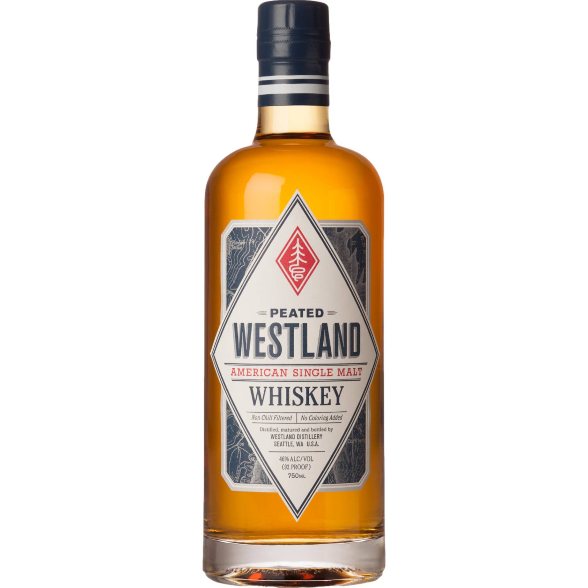 Westland Peated Whiskey, USA Whiskey, 0,7 L, 46% Vol., Spirituosen von REMY COINTREAU EUROPE & MEA S, ROUTE DE PRE-BOIS 20, 1215 GENF, Schweiz