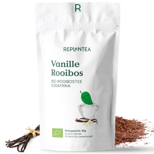 Rooibos Vanille BIO 90g (45 Tassen) | Rooibos Tee Vanille REPLANTEA von REPLANTEA Cuidamos tu Naturaleza