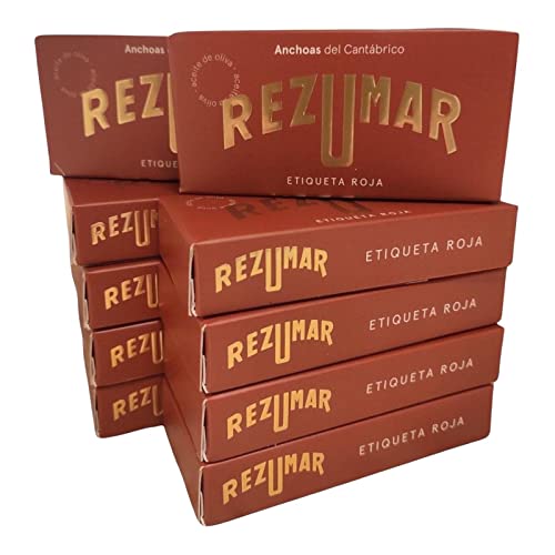 10 Packungen Rezumar Filets aus dem Kantabrischen Meer 50g von Rezumar