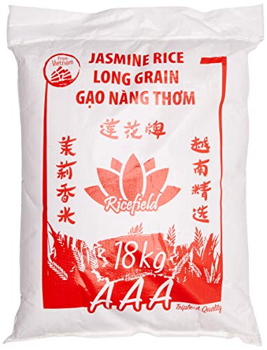RICEFIELD Jasminreis 100%, Langkorn, 18 kg RICEFIELD Jasminreis 100%, Langkorn, 18 kg von RICEFIELD