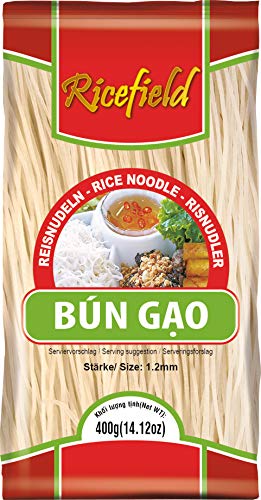 Ricefield Reisnudeln, Vermicelli, 1.2 mm, Bun Gao (1 x 400 g) von RICEFIELD