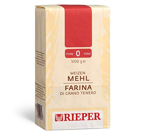 RIEPER Weichweizenmehl Type 0 rot 10 x 1 kg von RIEPER