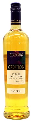 Rietburg Creation Weisser Burgunder Weißwein trocken 13.5% vol., 6er Pack (6 x 0.75 l) von Rietburg