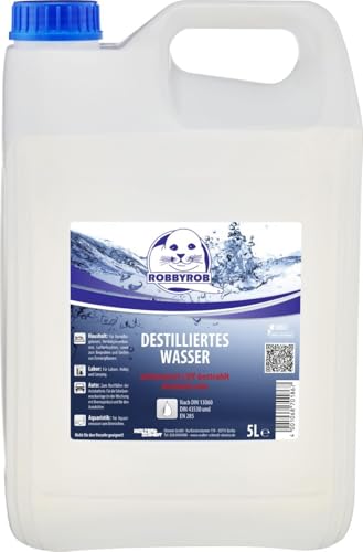 ROBBYROB Destilliertes Wasser 5L Winterartikel von ROBBYROB