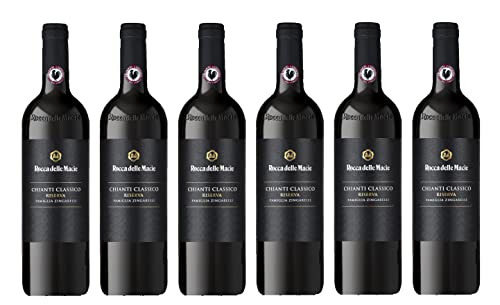 6x 0,75l - 2021er - Rocca delle Macìe - Famiglia Zingarelli - Chianti Classico Riserva D.O.C.G. - Toscana - Italien - Rotwein trocken von ROCCA DELLE MACIE
