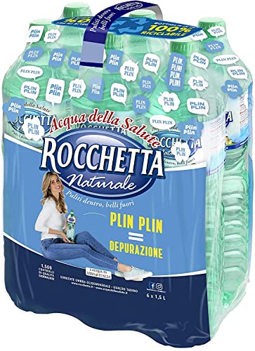 12x Rocchetta Acqua Minerale Naturale Natürliches Mineralwasser PET 1,5Lt Italienisches Wasser von ROCCHETTA