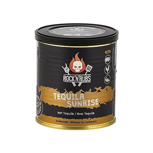 ROCK'N'RUBS Grillgewürz Tequila Sunrise - BBQ Rub zum Grillen mit Tequila - 130 g Dose ROCK'N'RUBS Grillgewürz Tequila Sunrise - BBQ Rub zum Grillen mit Tequila - 130 g Dose von ROCK`N RUBS