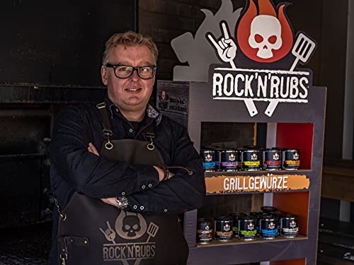 ROCK'N'RUBS Grillgewürz Truffle Shuffle - BBQ Rub zum Grillen mit Kräutern, Steinpilzen & Trüffel - 140 g Dose von ROCK`N RUBS