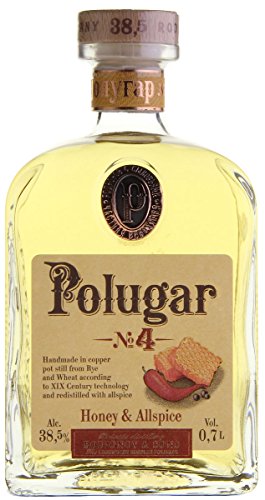 Polugar No. 4 - Honey & Allspice - Russischer Brotwein / Wodka (1 x 0.7 L) von RODIONOV e SONS