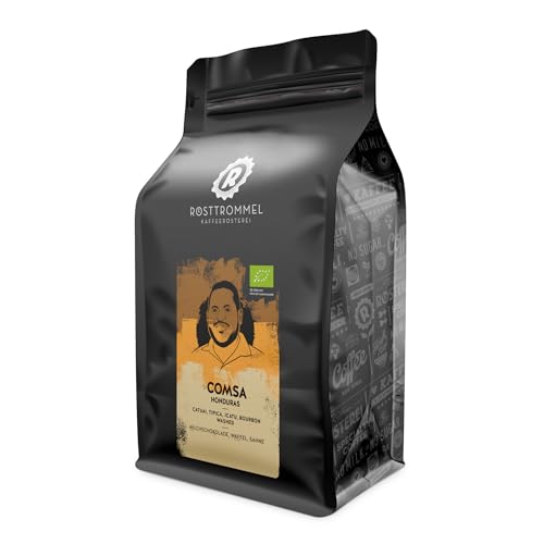 Espressobohnen HONDURAS - Bio - Milchschokolade, Waffel, Sahne - handgeröstet - Espressokocher, Siebträger, Vollautomat (1000 Gramm) von ROESTTROMMEL KAFFEERÖSTEREI