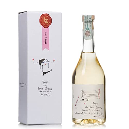 GRAPPA MOSCATO DELLA DONNA SELVATICA CHE SCAVALICA LE COLLINE 70 CL GRAPPA MOSCATO DELLA DONNA SELVATICA CHE SCAVALICA LE COLLINE 70 CL von ROMANO LEVI