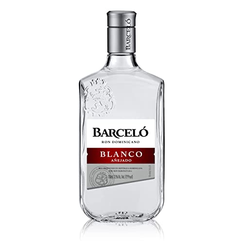 Ron Barceló Blanco Añejado Ron Dominicano Rum (1x0,7l) 37,5% vol - Geschmeidiger, kristallklarer weißer Rum, behutsam gereift in Fässern aus amerik. Eiche - Ideal für einen Cocktail, Longdrink von Ron Barceló
