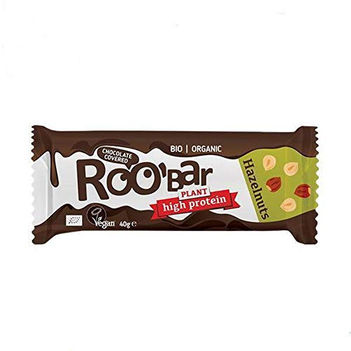 ROOBAR - Proteinriegel Haselnuss mit Schokoladenüberzug - 40 g von ROOBAR