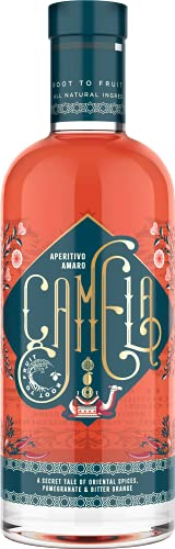 CAMELA | Aperitif mit Granatapfel, Orange, Safran & Ingwer | Botanical Spirit | vegan & glutenfrei | perfekt mit Ginger Ale oder Sekt | Root to Fruit | 20% Vol. | 500 ml von ROOT TO FRUIT