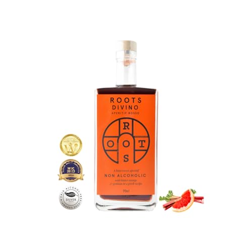 Roots Divino Rosso Vermouth Ohne Alkohol | Alkoholfreier Aperitif auf Weinbasis, ausgezeichnet mit mehreren Goldmedaillen | Handgefertigt mit griechischen Bitterorangen und Wermut | 700 ml Roots Divino Rosso Vermouth Ohne Alkohol | Alkoholfreier Aperitif auf Weinbasis, ausgezeichnet mit mehreren Goldmedaillen | Handgefertigt mit griechischen Bitterorangen und Wermut | 700 ml von ROOTS DIVINO APERITIF R O O T S PRODUCT OF GREECE HANDCRAFTED