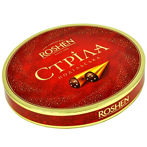 Roshen Strela Podolskaya Bonbon mit Schokolade glasiert Premium Geschenkbox 7.05oz/200 Gramm von ROSHEN