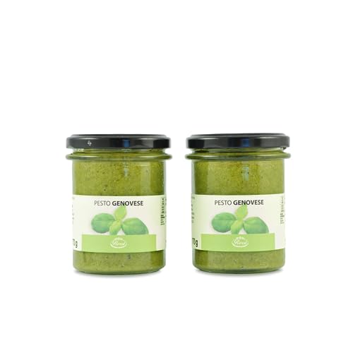 Pesto Genovese Rossi 1947, 100% Italienische handwerklisch Produkt (2 Dosen von 180g) von ROSSI