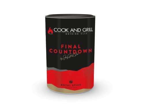 Final Countdown by Jörg Päßler, Topping Gewürz zum Finishen von Steaks, Gemüse und Grillgerichte von ROYAL SPICE bbq rubs & spices