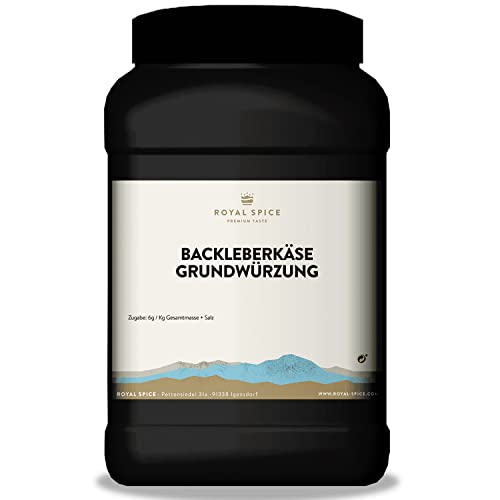 Royal Spice Backleberkäse Grundwürzung 1000g - Leberkäse Gewürzmischung zur Herstellung von Grundbrät aller Art - Für Leber- Fleisch- & Pizzakäse mit dem typischen Leberkäse und Fleischkäse Geschmack Royal Spice Backleberkäse Grundwürzung 1000g - Leberkäse Gewürzmischung zur Herstellung von Grundbrät aller Art - Für Leber- Fleisch- & Pizzakäse mit dem typischen Leberkäse und Fleischkäse Geschmack von ROYAL SPICE