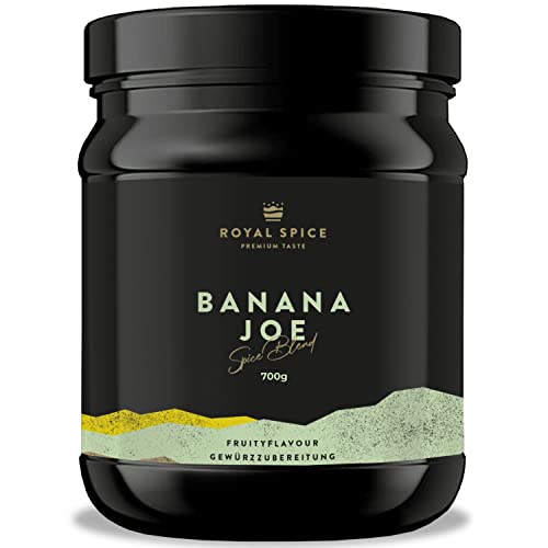 Royal Spice Banana Joe 700g - Intensiver Bananengeschmack & Perfekter Crunch dank knuspriger Bananenstückchen - Ideal für Curries, Schwein, Huhn, Pute, vegane Bowls & exotische Gerichte von ROYAL SPICE