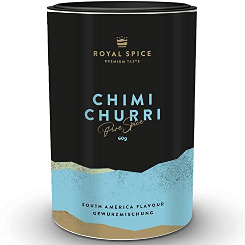 Royal Spice - Chimichurri Gewürzmischung 60g - DAS argentinische Chimichurri Gewürz für besten Fleischgenuss beim Grillen - Chimichurri Gewürz als Marinade, Dip, Sauce, Topping oder zum Würzen! Royal Spice - Chimichurri Gewürzmischung 60g - DAS argentinische Chimichurri Gewürz für besten Fleischgenuss beim Grillen - Chimichurri Gewürz als Marinade, Dip, Sauce, Topping oder zum Würzen! von ROYAL SPICE