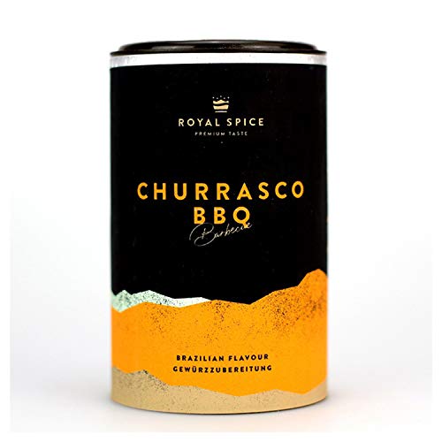 Royal Spice - Churrasco BBQ 100g - Brasilianischer Steak und Fleisch Rub perfekt für Rind - Churrasco und Asado Rub als BBQ Rub & Gewürzmischung nach typischer lateinamerikanischer Art von ROYAL SPICE