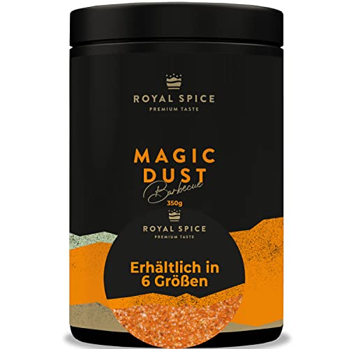Royal Spice Magic Dust BBQ Rub Gewürzmischung 350g - Erster In Deutschland Hergestellter Magic Dust Rub Nach Dem Originalrezept Von Mike Mills - Verschiedene Größen erhältlich Royal Spice Magic Dust BBQ Rub Gewürzmischung 350g - Erster In Deutschland Hergestellter Magic Dust Rub Nach Dem Originalrezept Von Mike Mills - Verschiedene Größen erhältlich von ROYAL SPICE