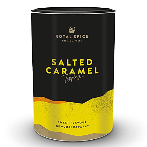 Royal Spice Salted Caramel Gewürz - 120g Dose - Gesalzener Karamell Gewürzmischung für Überragenden Nachtisch, Pancakes, Porridge & mehr von ROYAL SPICE bbq rubs & spices