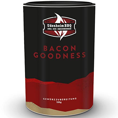 Udenheim BBQ Bacon Goodness Rub 120g - Allround BBQ Rub mit Einzigartigem Geschmackserlebnis aus Süße, minimaler Schärfe & einer vollen Ladung Bacon! Perfekt für Fleisch, Fisch, Gemüse uvm! von ROYAL SPICE bbq rubs & spices