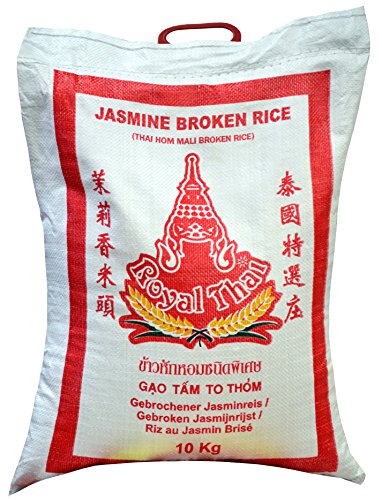 [ 10kg ] ROYAL THAI Bruchreis mit Jasminduft / Jasmin Broken Rice von Royal Thai