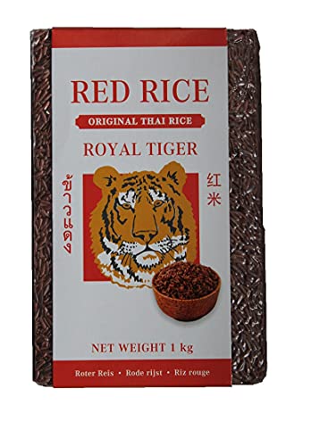 Roter Reis 1kg Thailand Royal Tiger Red Rice Original Thai von ROYAL TIGER