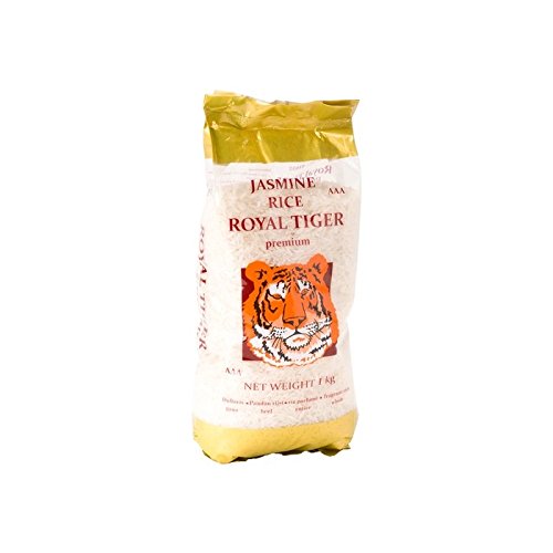 Royal Tiger Jasmin Reis, Duftreis ganz, 4er Pack (4 x 1kg) von ROYAL TIGER